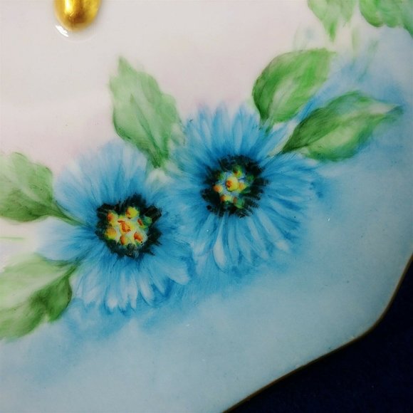 Trinket Candy Dish Hand Painted Artisan Signed 1965 - Picture 7 of 9
